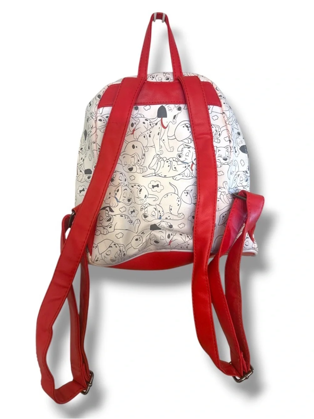 Loungefly Disney 101 Dalmatians Mini Backpack - White & Red